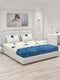 120 GSM  Polyester Double Bed Bedsheet with 2 Pillow Covers - Updated - Updated - Updated