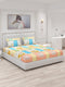 120 GSM  Polyester Double Bed Bedsheet with 2 Pillow Covers - Updated - Updated
