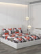 130 GSM Polyester Double Bed Bedsheet with 2 Pillow Covers