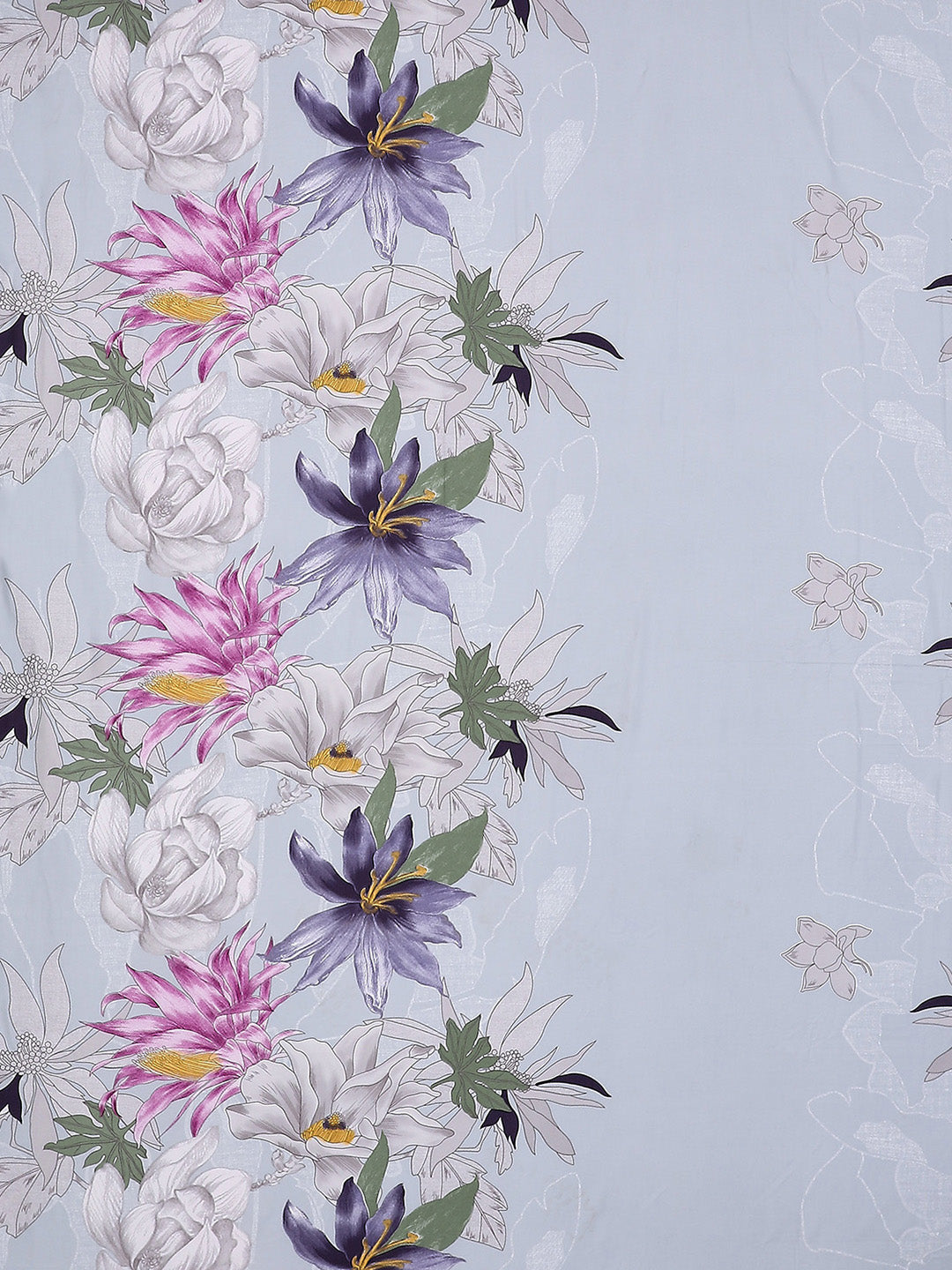 110 GSM Polyester Double Bed Bedsheet with 2 Pillow Covers - Updated - Updated - Updated