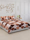 110 GSM Polyester Double Bed Bedsheet with 2 Pillow Covers - Updated - Updated - Updated