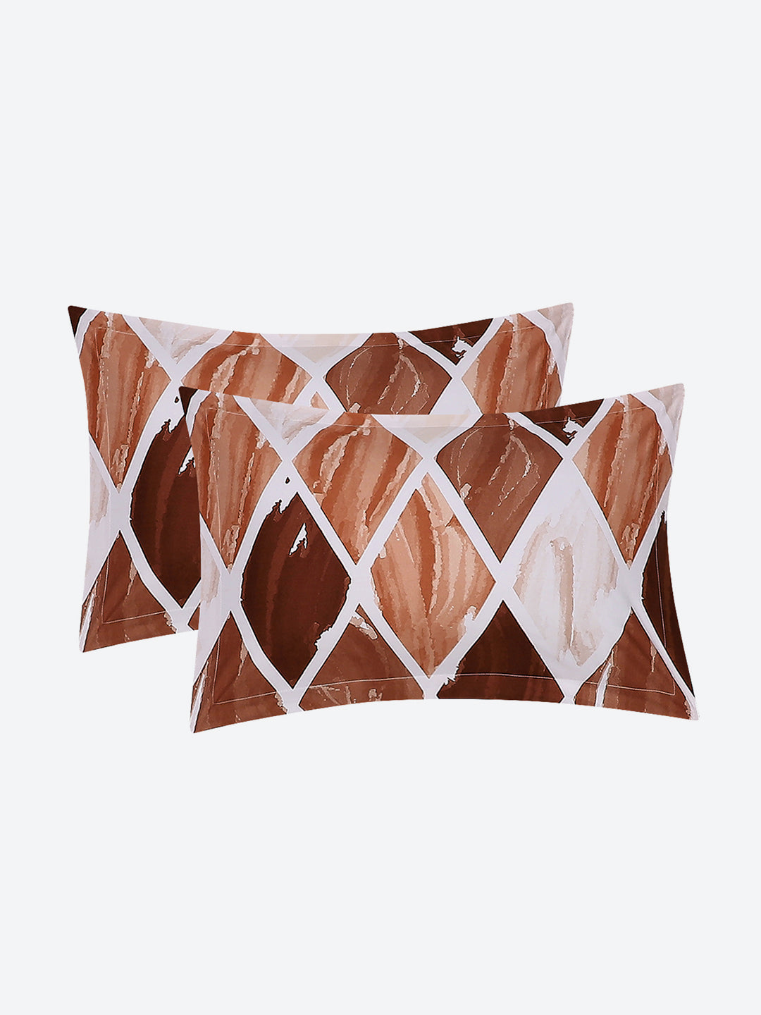 110 GSM Polyester Double Bed Bedsheet with 2 Pillow Covers - Updated - Updated - Updated