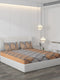 120 GSM  Polyester Double Bed Bedsheet with 2 Pillow Covers - Updated - Updated