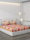120 GSM  Polyester Double Bed Bedsheet with 2 Pillow Covers - Updated - Updated