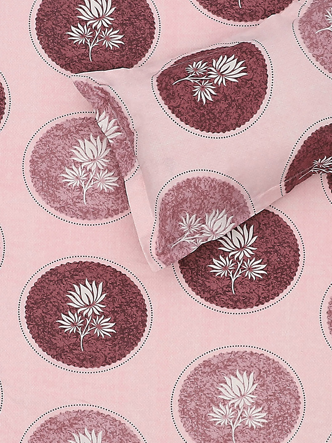 104 TC Cotton Double Bed Bedsheet with 2 Pillow Covers - Updated - Updated - Updated