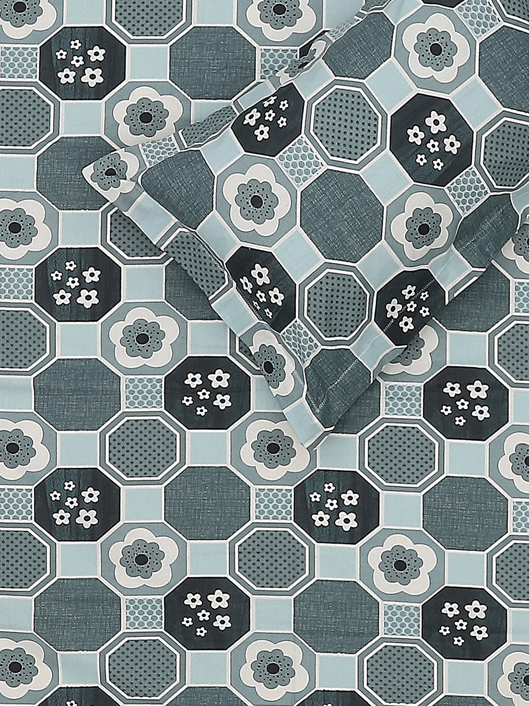 104 TC Cotton Double Bed Bedsheet with 2 Pillow Covers - Updated - Updated - Updated