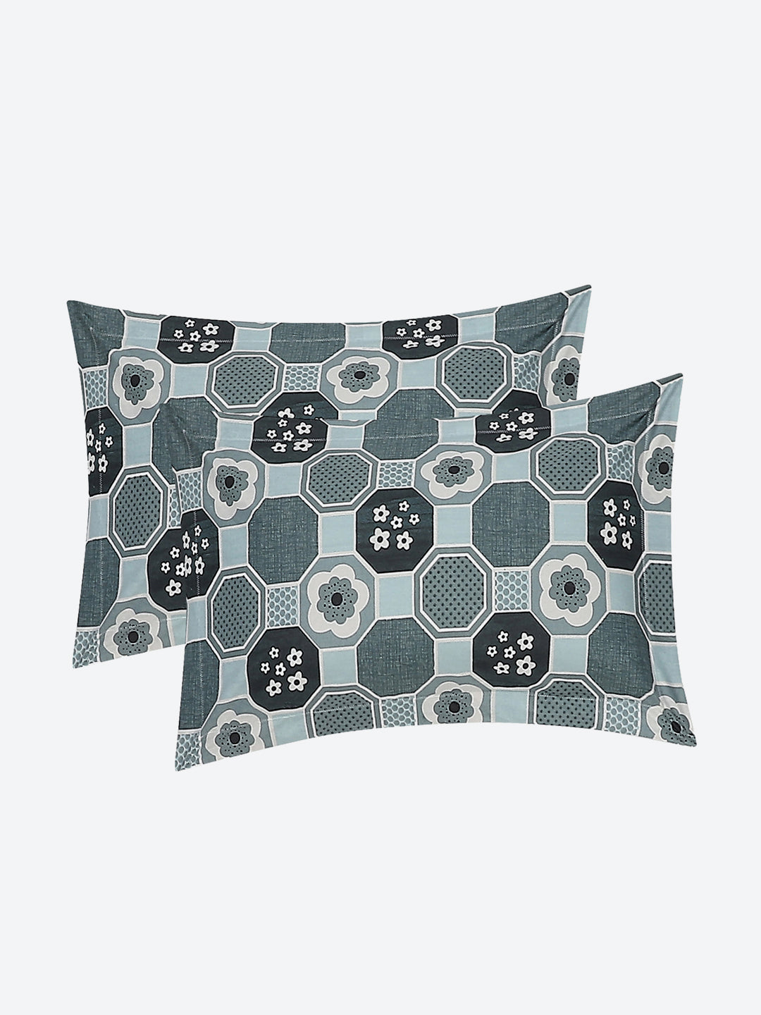 104 TC Cotton Double Bed Bedsheet with 2 Pillow Covers - Updated - Updated - Updated