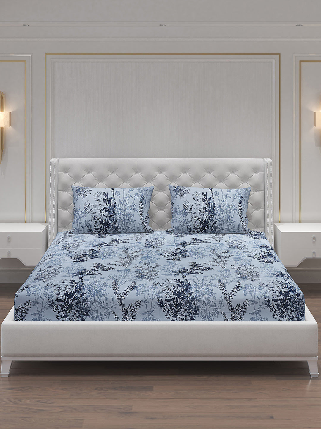 MOCA by Monte Carlo 120 GSM Microfibre Double Bedsheet with 2 Pillow Covers