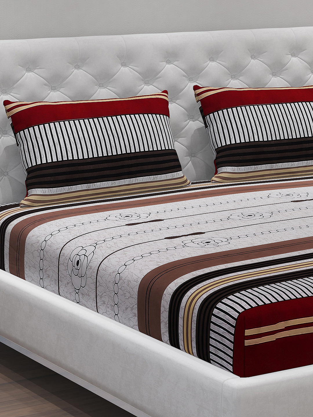 MOCA by Monte Carlo 120 GSM Microfibre Double Bedsheet with 2 Pillow Covers