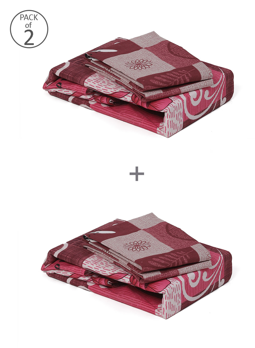 MOCA by Monte Carlo 120 GSM Microfibre Double Bedsheet (2 Pcs Set)