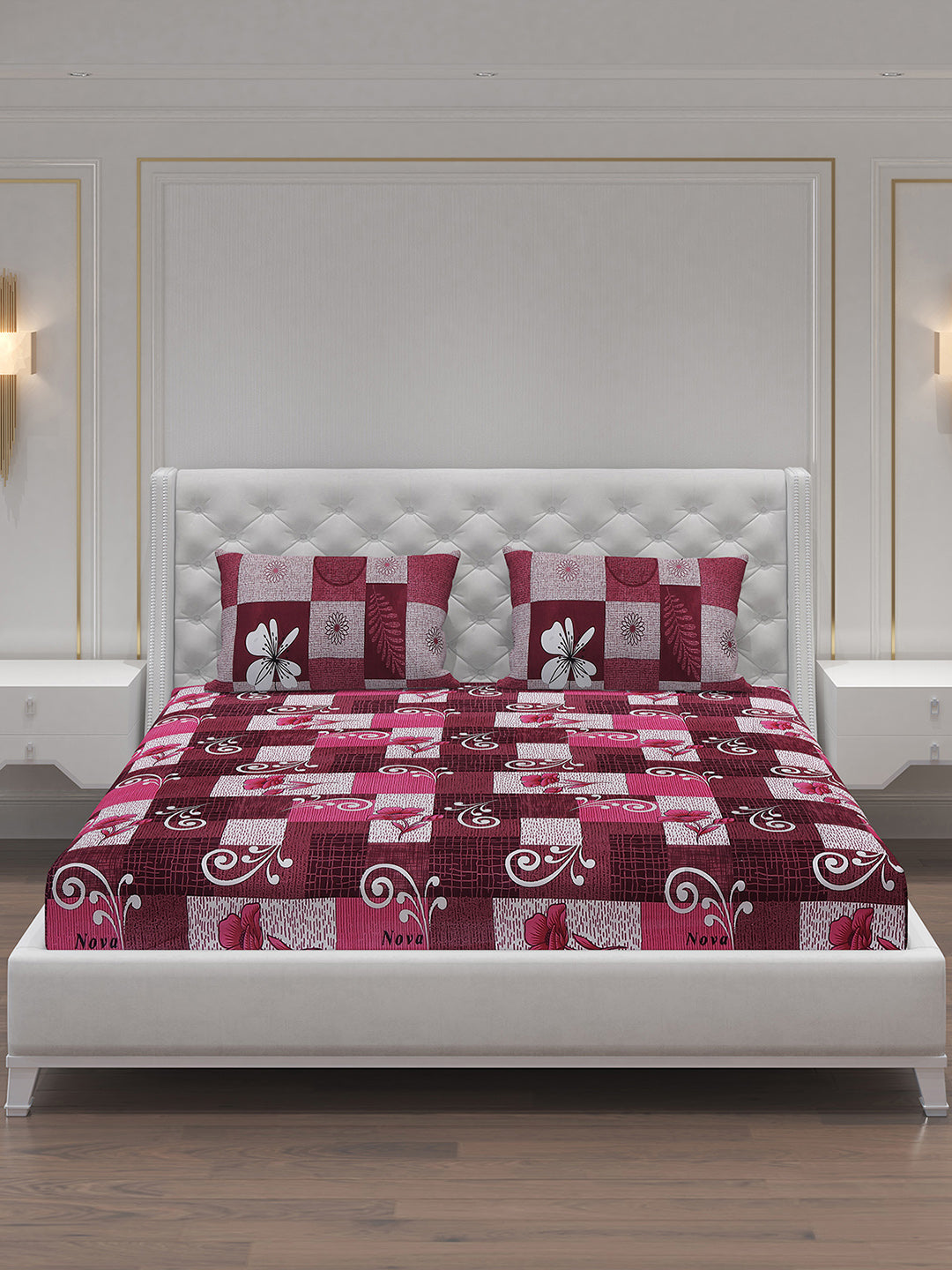 MOCA by Monte Carlo 120 GSM Microfibre Double Bedsheet (2 Pcs Set)