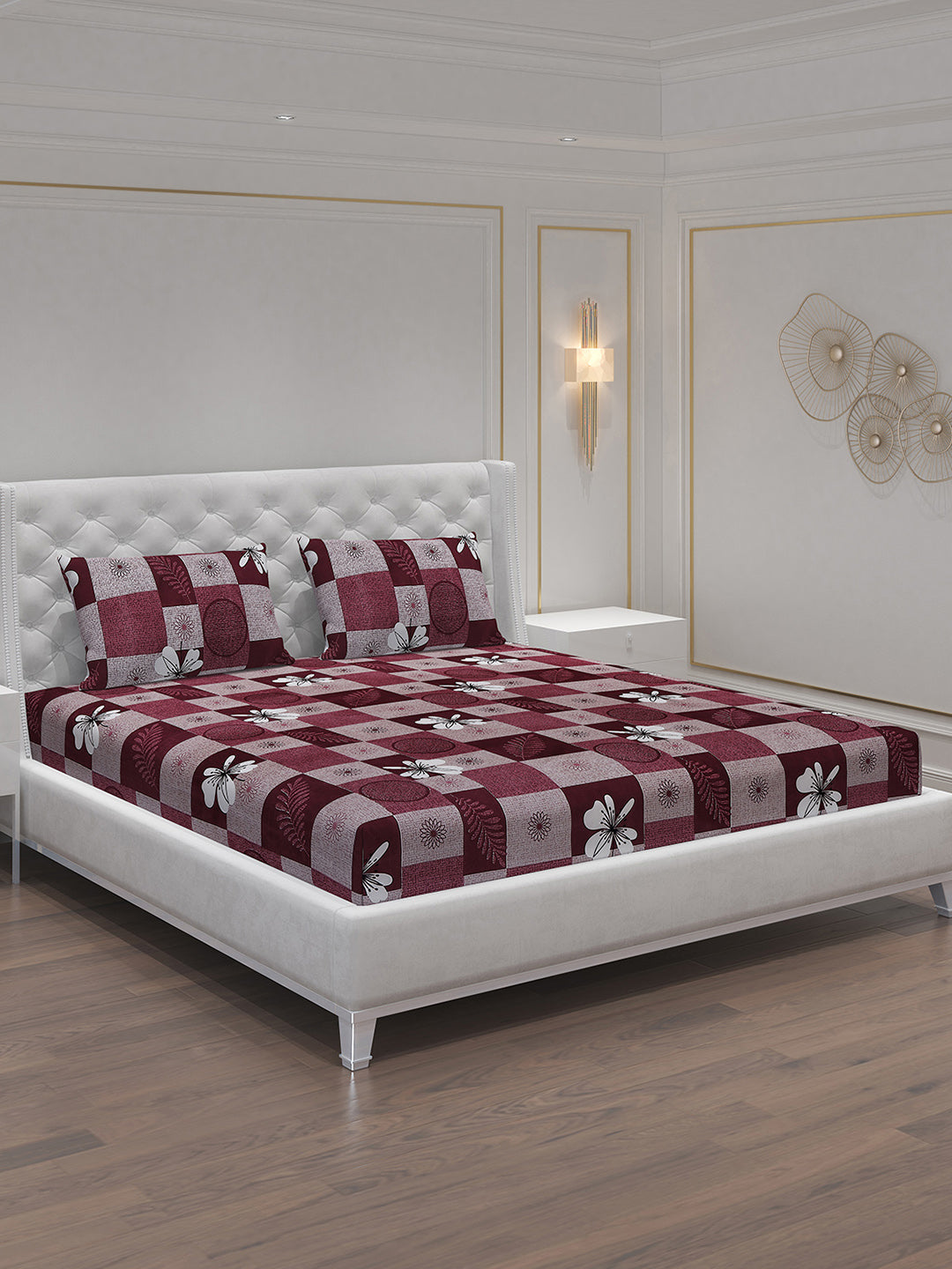 MOCA by Monte Carlo 120 GSM Microfibre Double Bedsheet (2 Pcs Set)