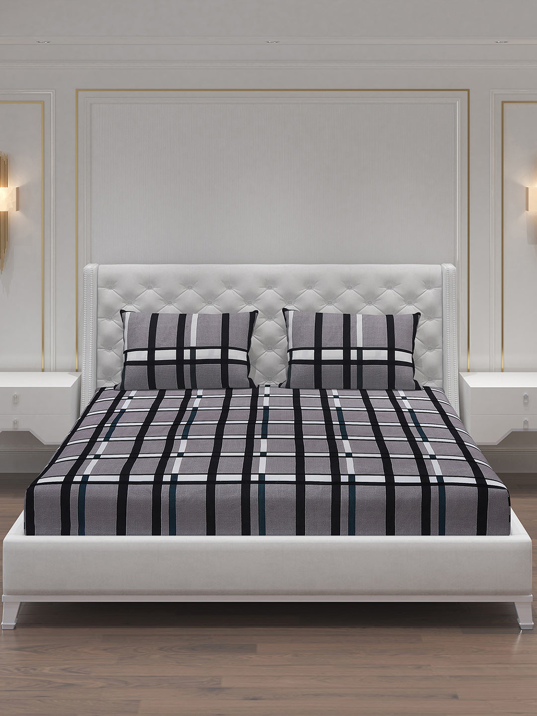 MOCA by Monte Carlo 120 GSM Microfibre Double Bedsheet (2 Pcs Set)