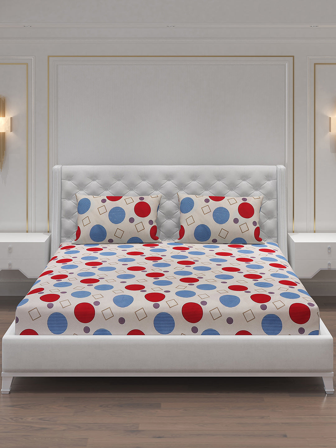 MOCA by Monte Carlo 120 GSM Microfibre Double Bedsheet (2 Pcs Set)