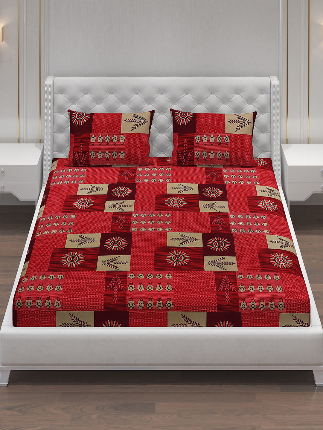 MOCA by Monte Carlo 120 GSM Microfibre Double Bedsheet (2 Pcs Set)