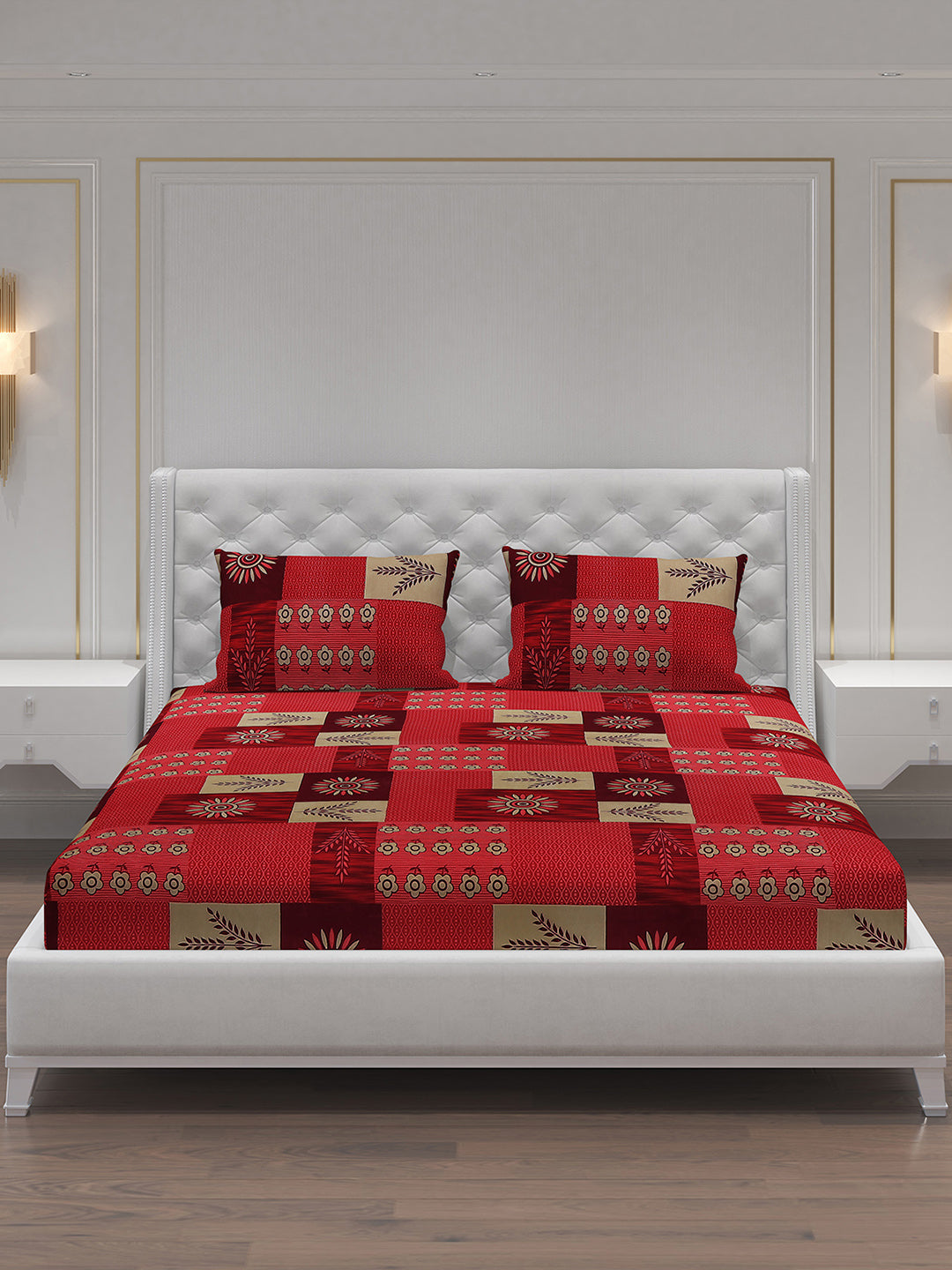 MOCA by Monte Carlo 120 GSM Microfibre Double Bedsheet (2 Pcs Set)