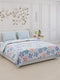 130 GSM Polyester Double Bed Bedsheet with 2 Pillow Covers