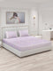 130 GSM Polyester Double Bed Bedsheet with 2 Pillow Covers
