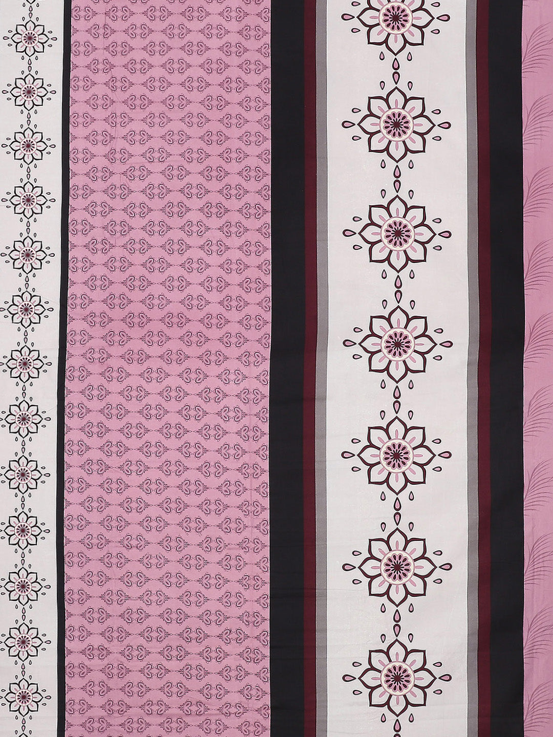 130 GSM Polyester Double Bed Bedsheet with 2 Pillow Covers