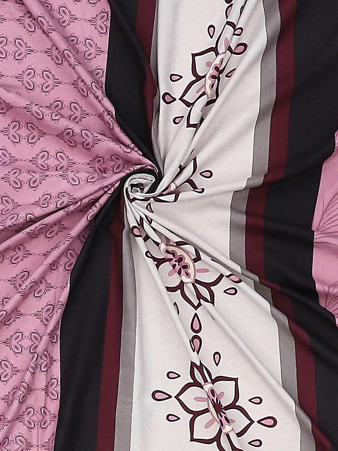130 GSM Polyester Double Bed Bedsheet with 2 Pillow Covers