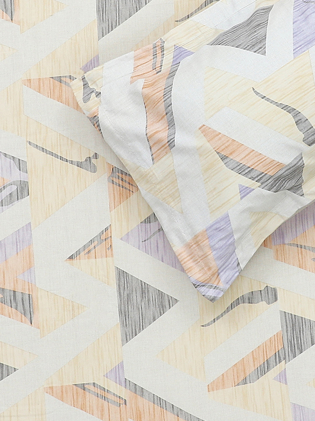 140 TC Cotton Double Bed Bedsheet with 2 Pillow Covers