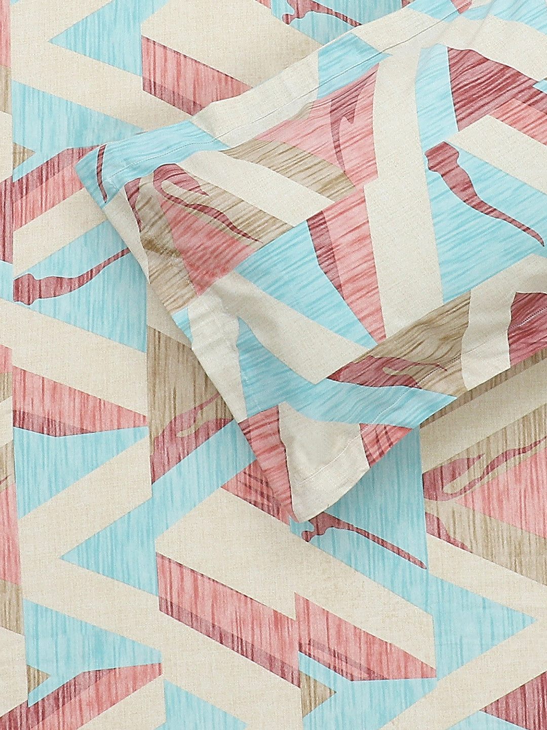 140 TC Cotton Double Bed Bedsheet with 2 Pillow Covers