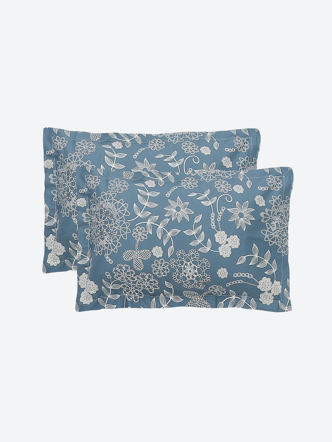 140 TC Cotton Double Bed Bedsheet with 2 Pillow Covers