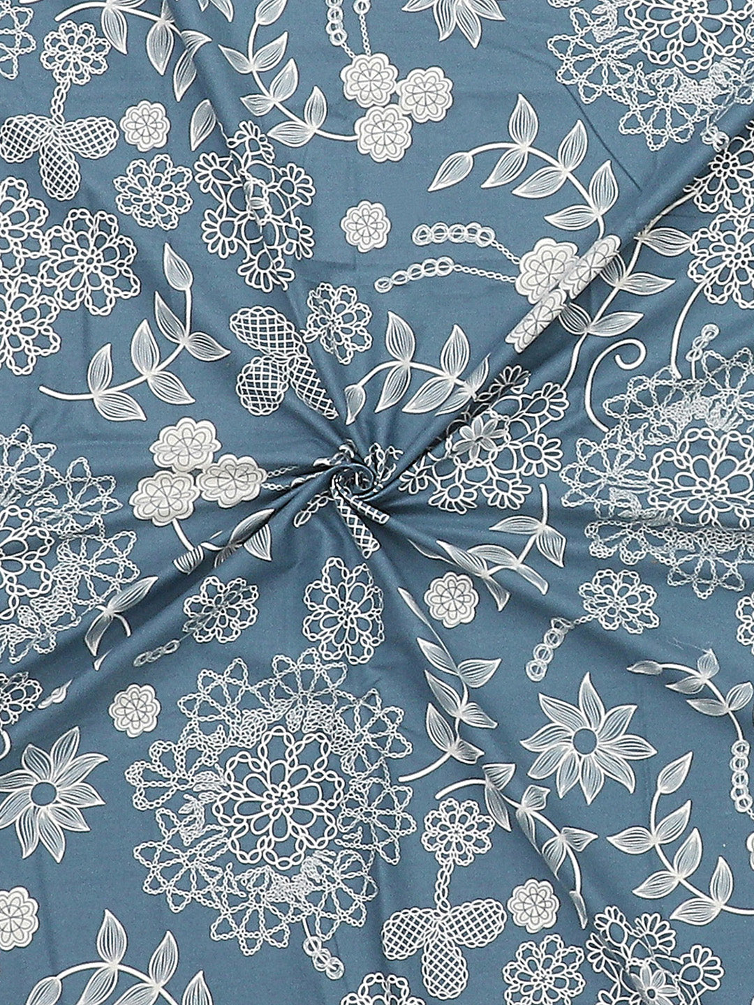 140 TC Cotton Double Bed Bedsheet with 2 Pillow Covers