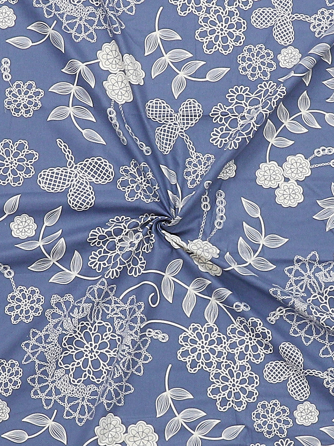 140 TC Cotton Double Bed Bedsheet with 2 Pillow Covers