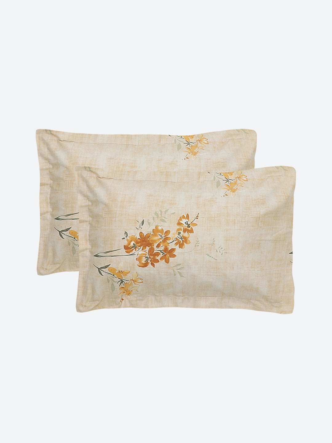 140 TC Cotton Double Bed Bedsheet with 2 Pillow Covers