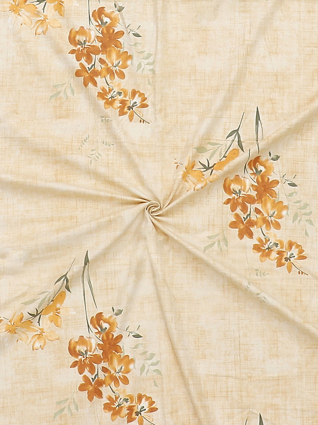 140 TC Cotton Double Bed Bedsheet with 2 Pillow Covers