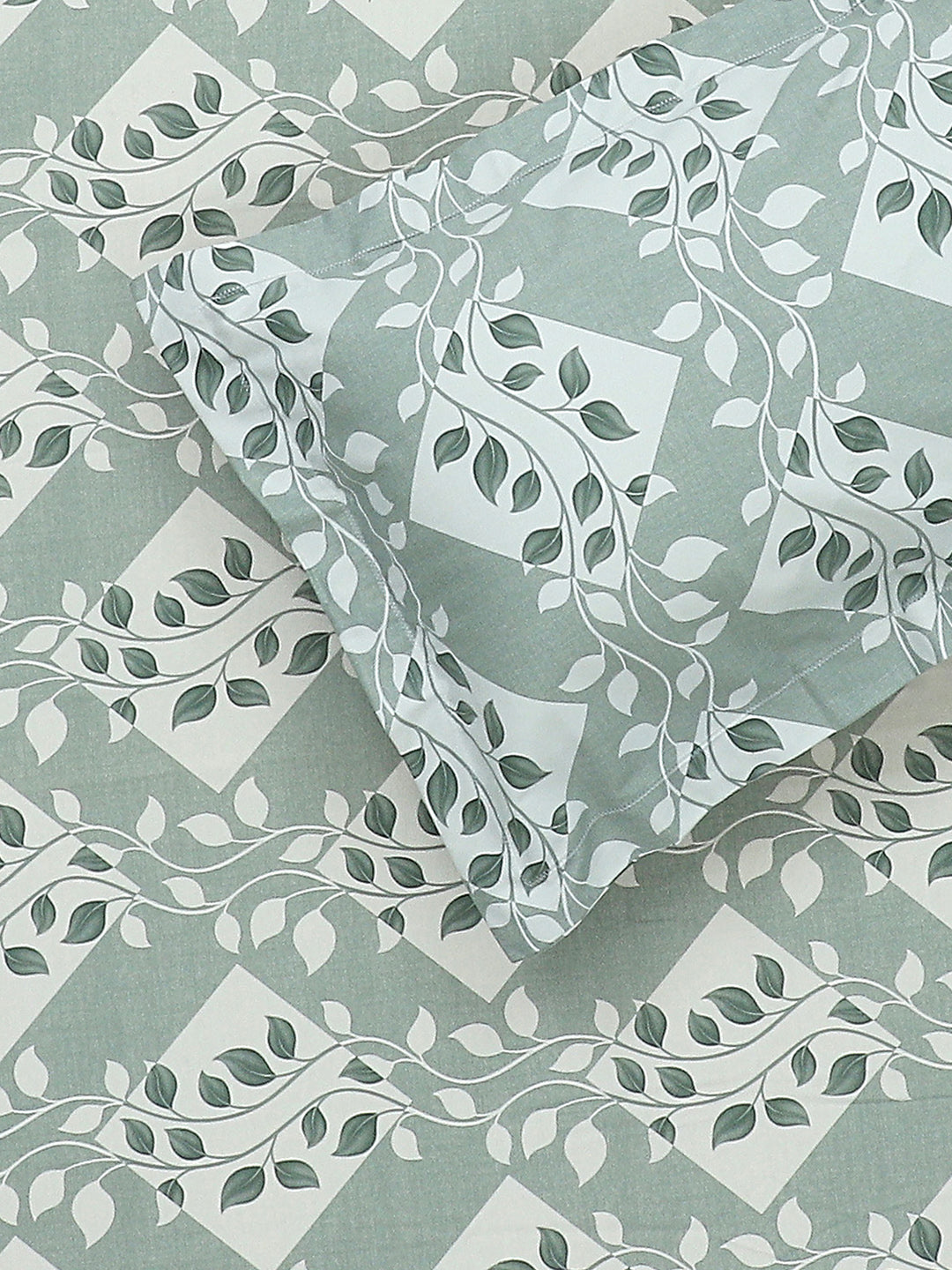 140 TC Cotton Double Bed Bedsheet with 2 Pillow Covers