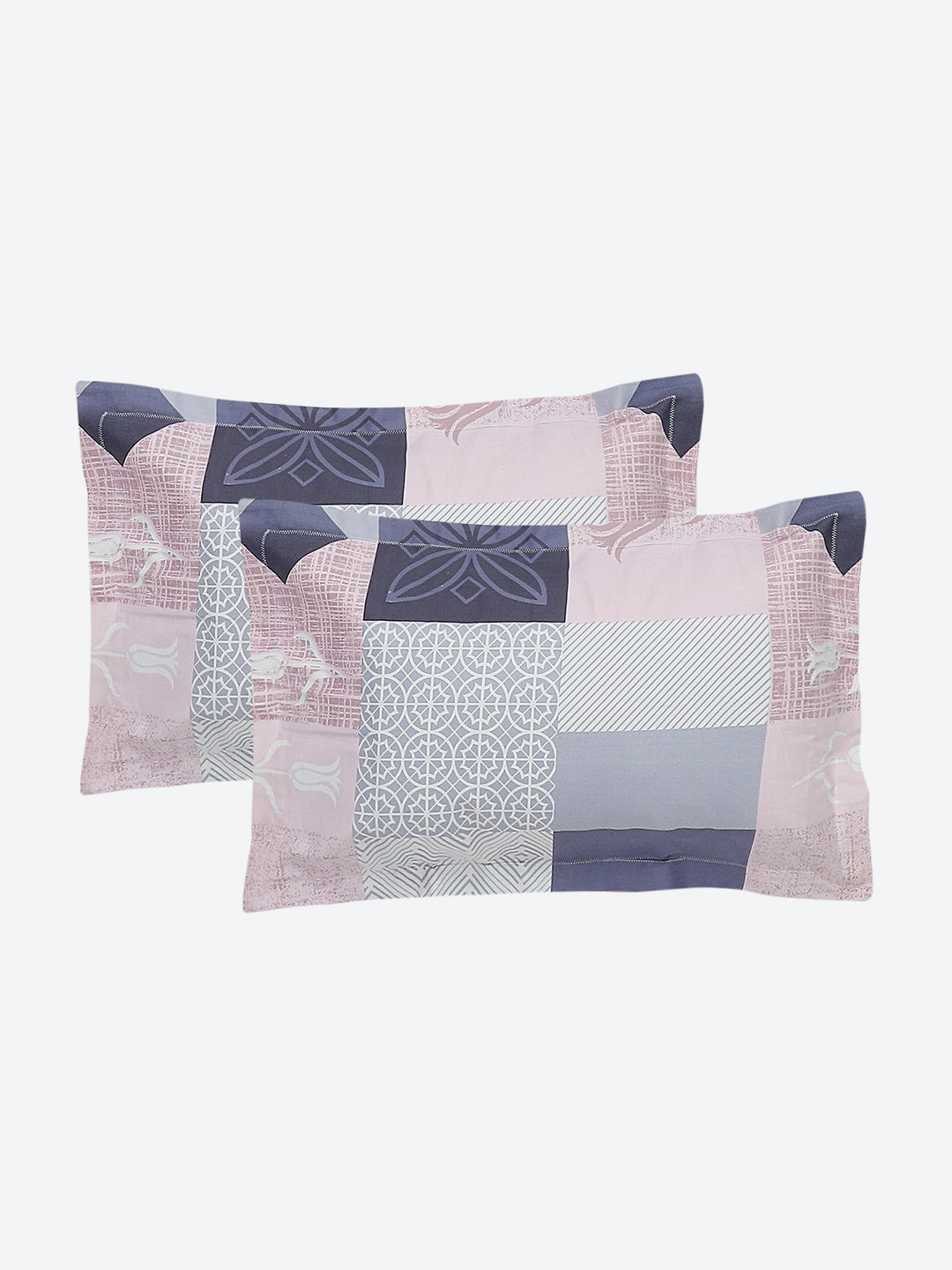 140 TC Cotton Double Bed Bedsheet with 2 Pillow Covers