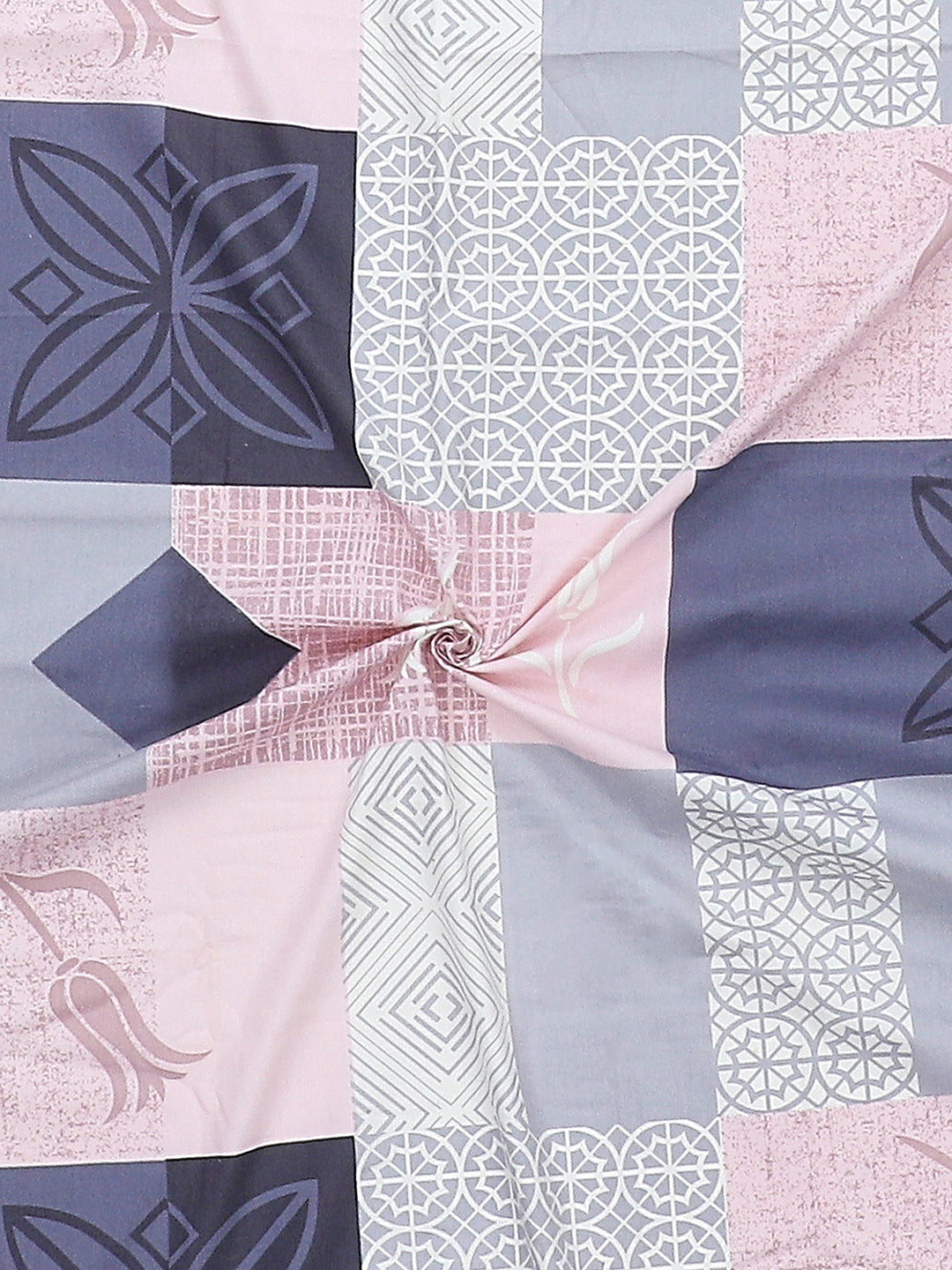 140 TC Cotton Double Bed Bedsheet with 2 Pillow Covers