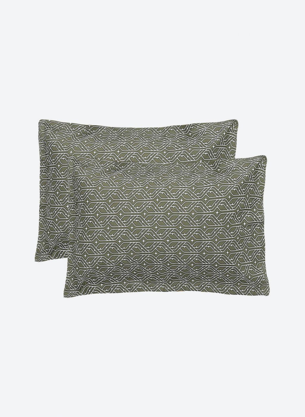 144TC Pure Cotton Single Bedsheet with 1 Pillow Covers