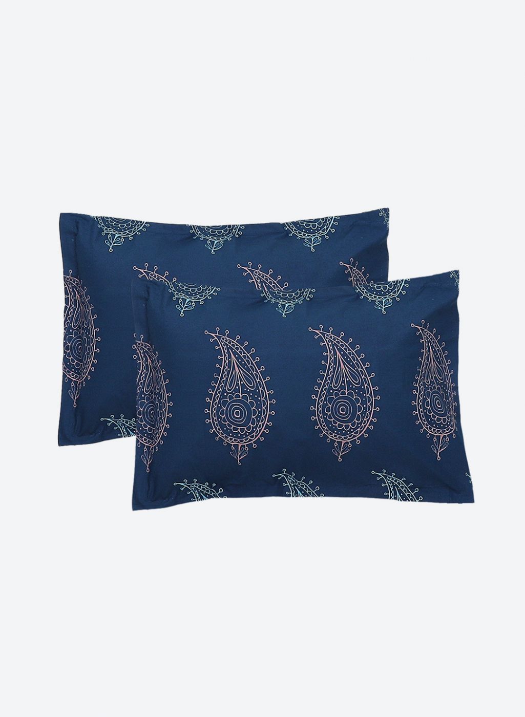 144TC Pure Cotton Single Bedsheet with 1 Pillow Covers