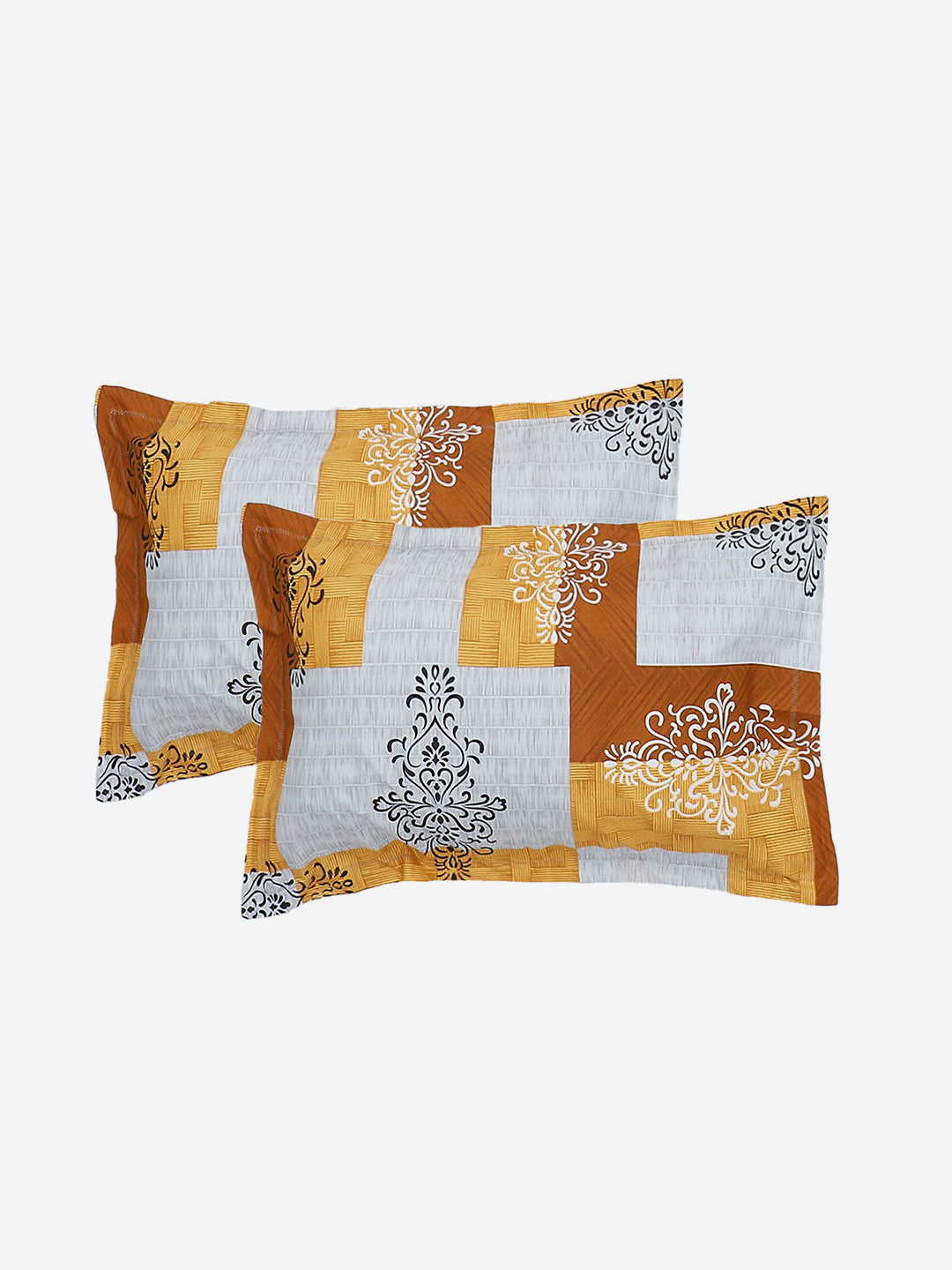 140 TC Cotton Double Bed Bedsheet with 2 Pillow Covers