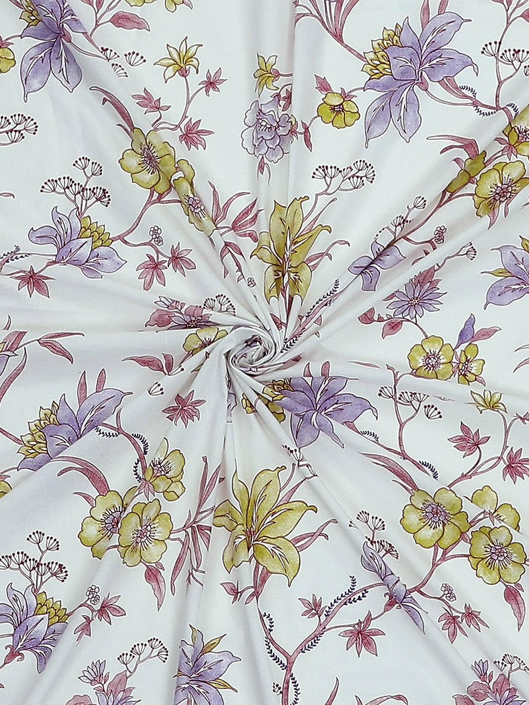 MOCA by Monte Carlo 104 TC Cotton Double Bedsheet with 2 Pillow Covers