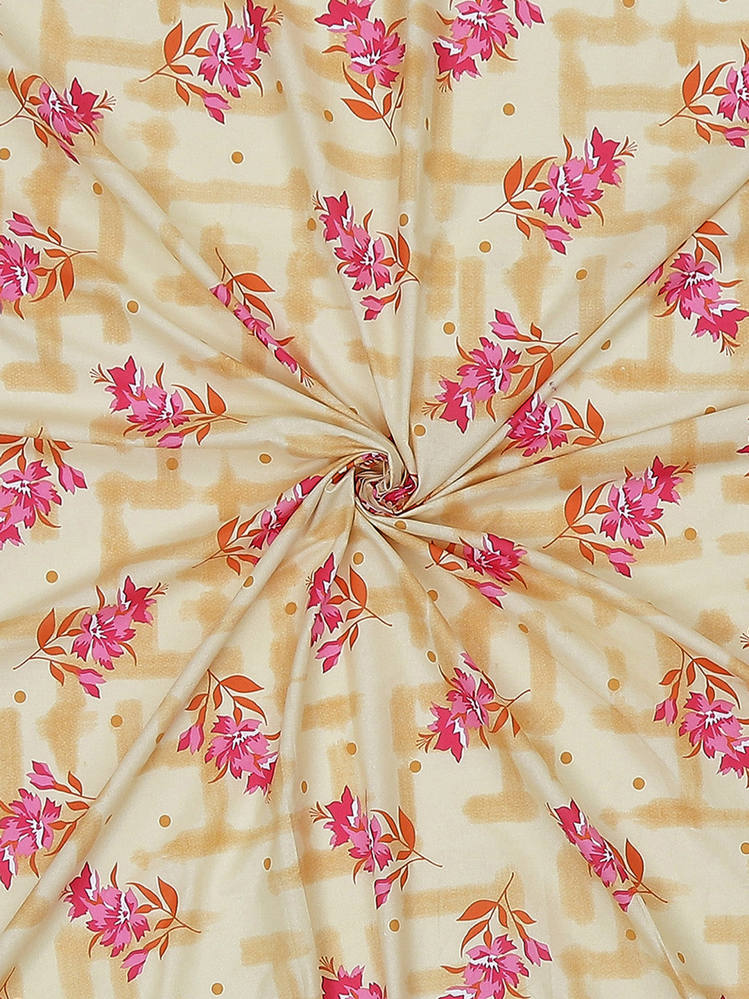 MOCA by Monte Carlo 104 TC Cotton Double Bedsheet with 2 Pillow Covers