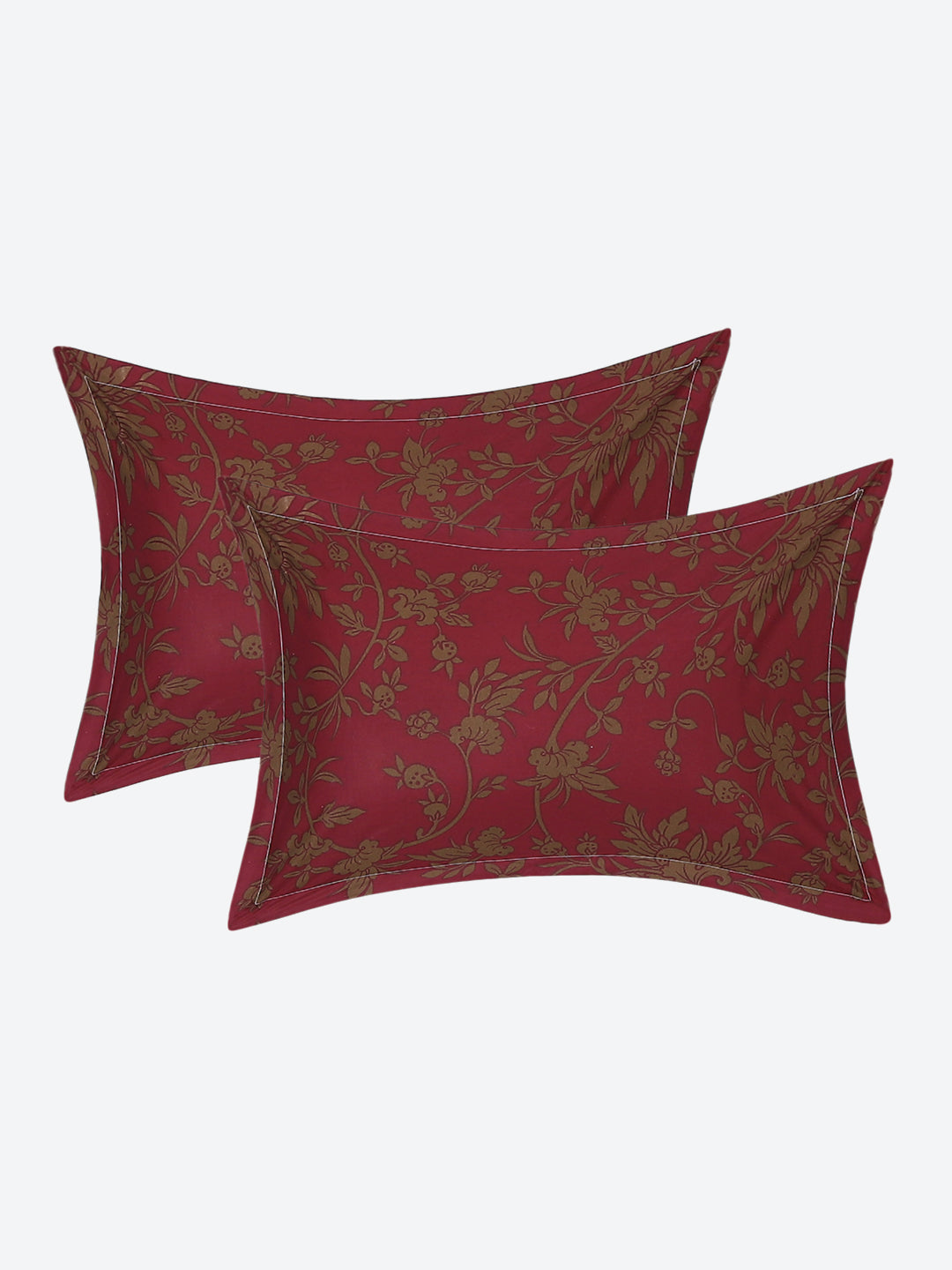 MOCA by Monte Carlo 104 GSM Cotton Double Bedsheet With 2 Pillow Covers