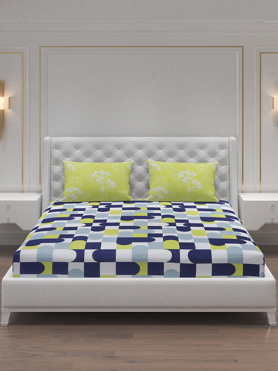 MOCA by Monte Carlo 104 GSM Cotton Double Bedsheet (2 Pcs Set)