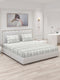 130 GSM Polyester Double Bed Bedsheet with 2 Pillow Covers