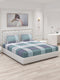 130 GSM Polyester Double Bed Bedsheet with 2 Pillow Covers