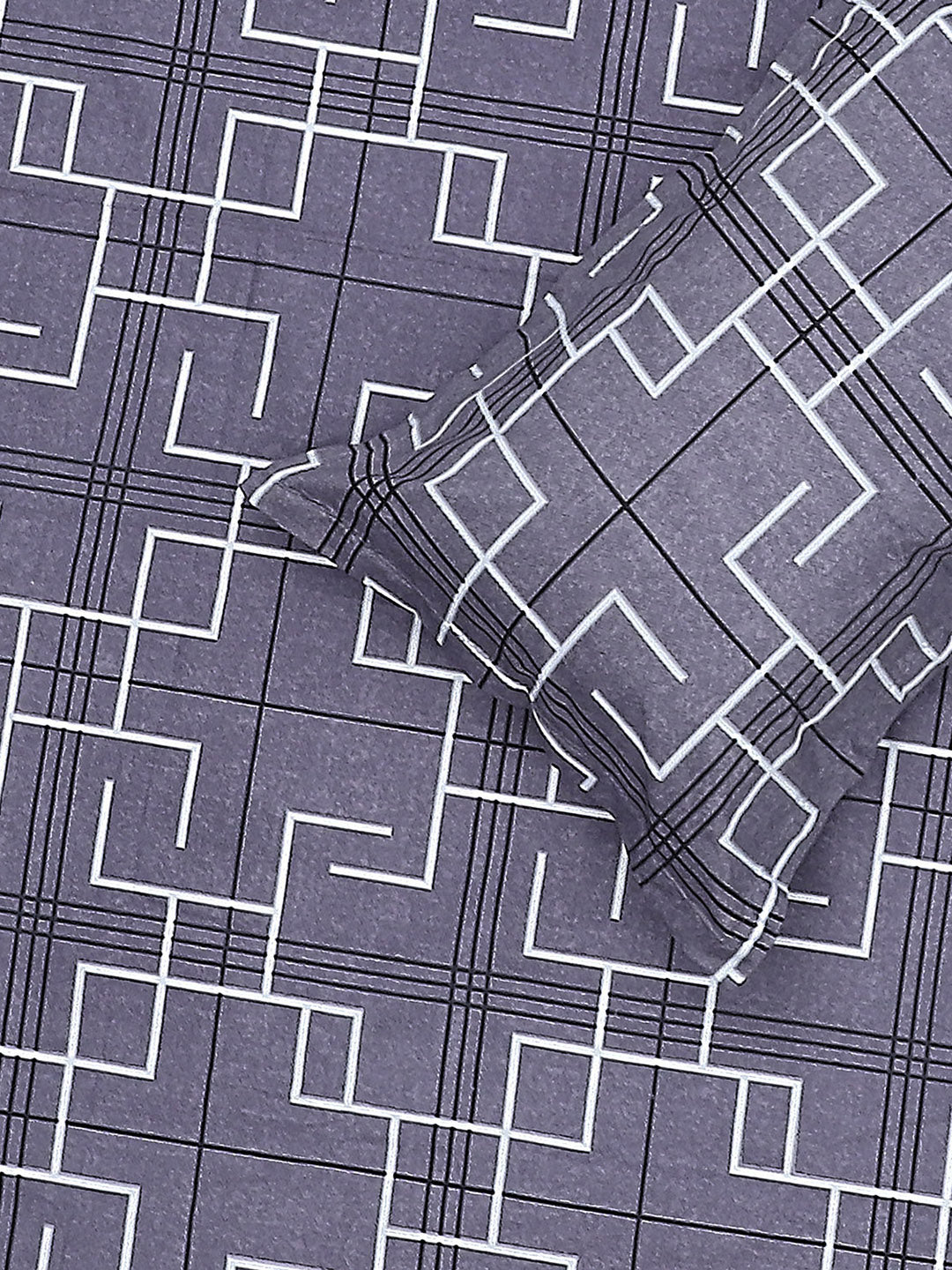 130 GSM Polyester Double Bed Bedsheet with 2 Pillow Covers