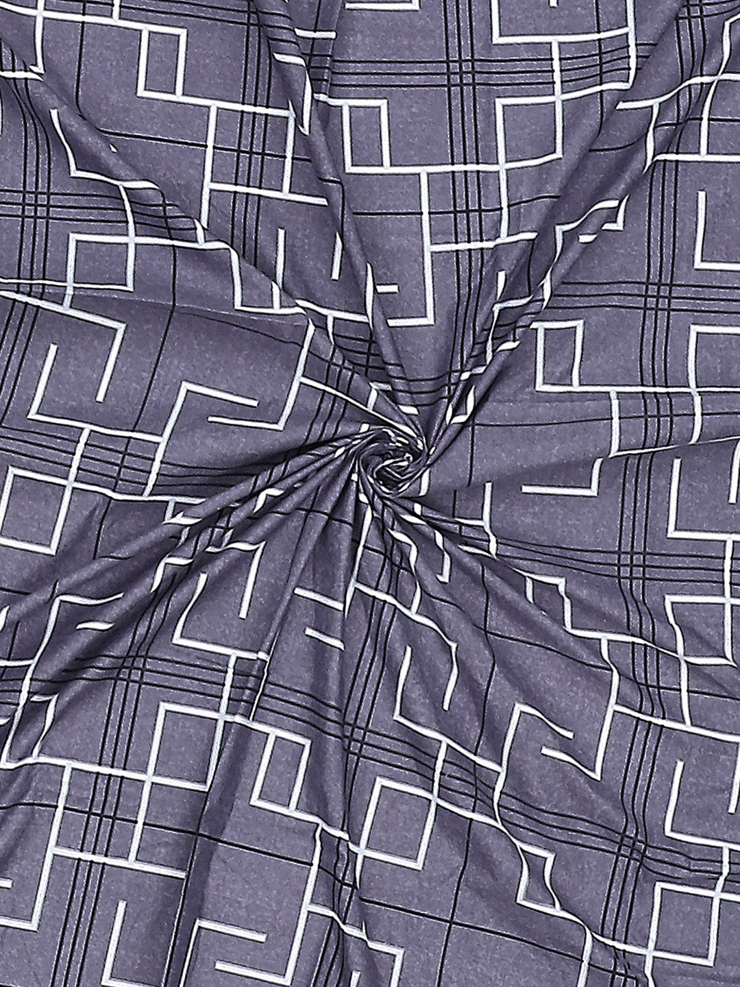 130 GSM Polyester Double Bed Bedsheet with 2 Pillow Covers