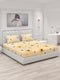120 GSM  Polyester Double Bed Bedsheet with 2 Pillow Covers - Updated - Updated