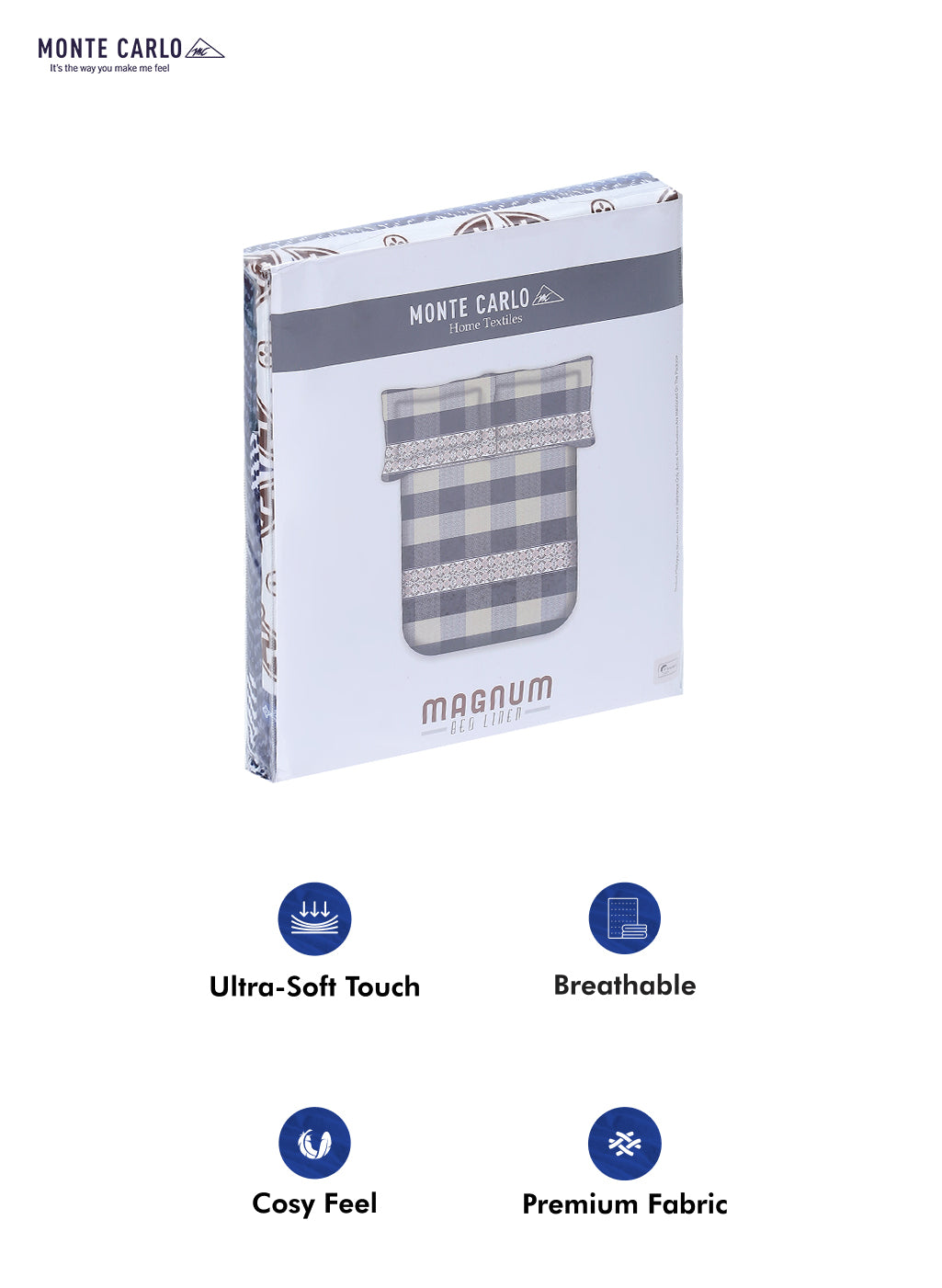 120 GSM  Polyester Double Bed Bedsheet with 2 Pillow Covers - Updated - Updated