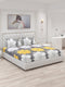 120 GSM  Polyester Double Bed Bedsheet with 2 Pillow Covers - Updated - Updated