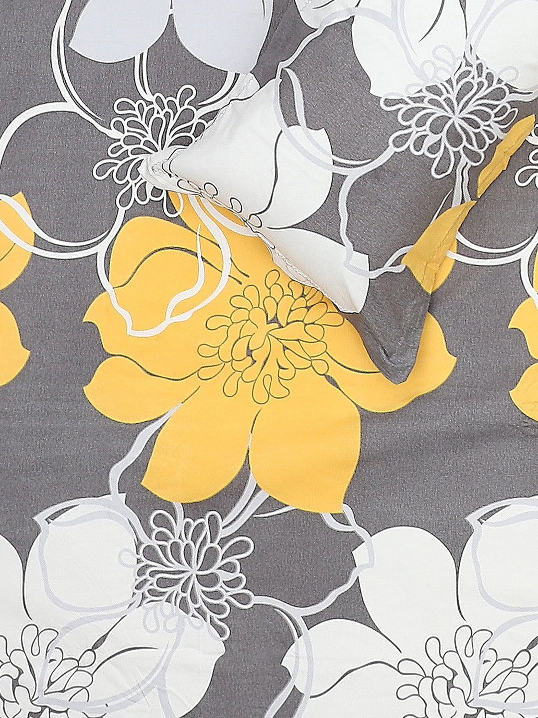120 GSM  Polyester Double Bed Bedsheet with 2 Pillow Covers - Updated - Updated