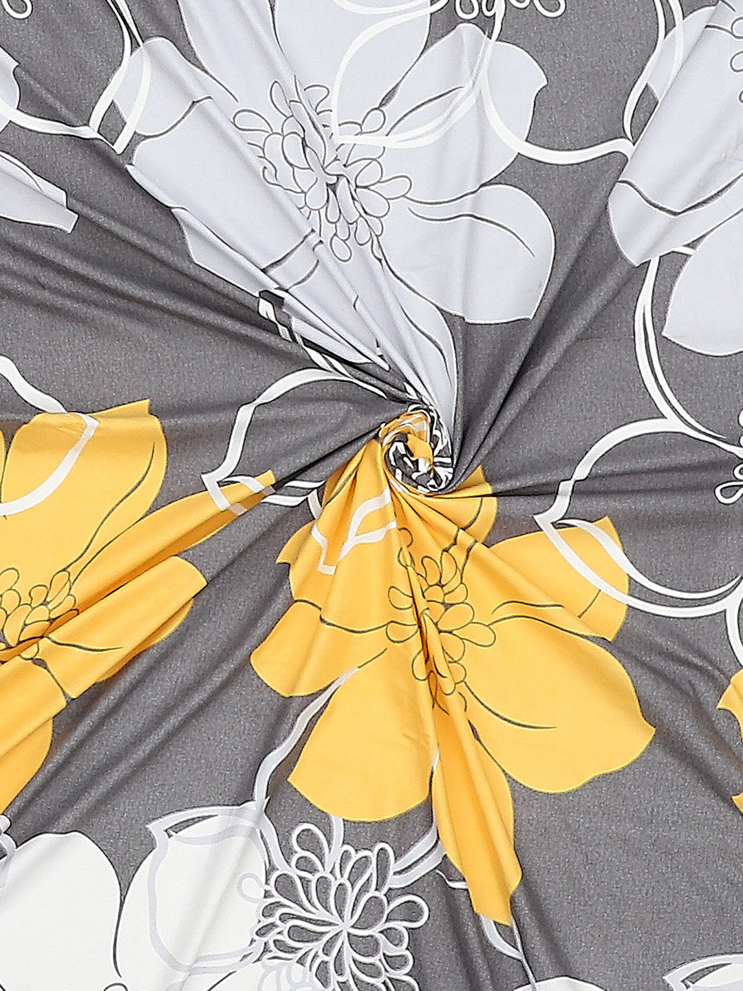 120 GSM  Polyester Double Bed Bedsheet with 2 Pillow Covers - Updated - Updated